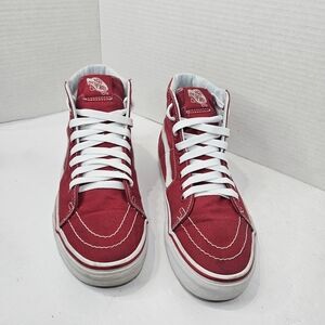 Vans Red High-Top Sneakers